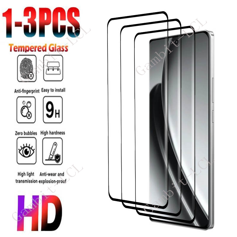 Realme Gt 6 - 1-3PCS 3D Gebogene Voll Gehärtetem Glas