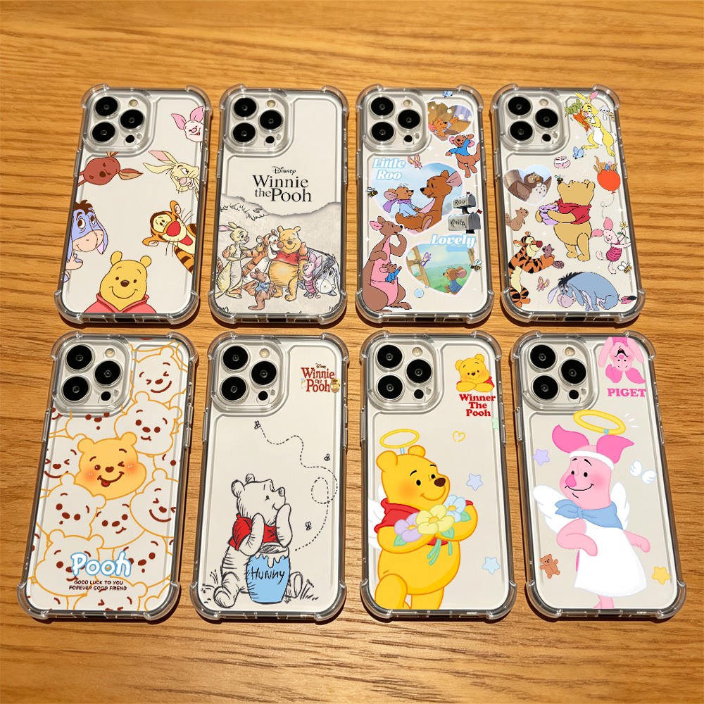 Vivo Y28 - Niedliche Winnie The Pooh Bären-Handyhülle für