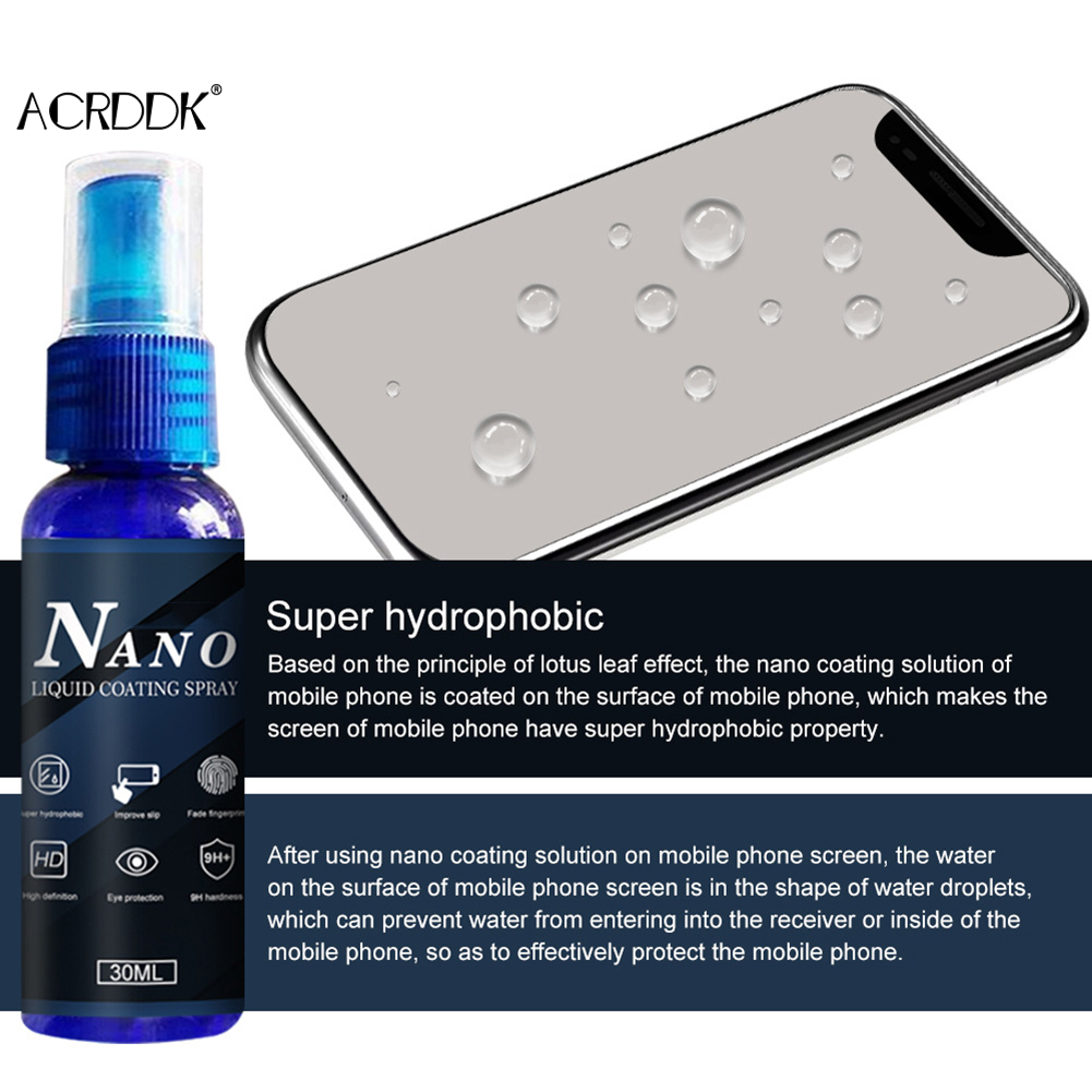 Oleophobic Coating Spray - Nano Flüssig glas Displays chutz folie