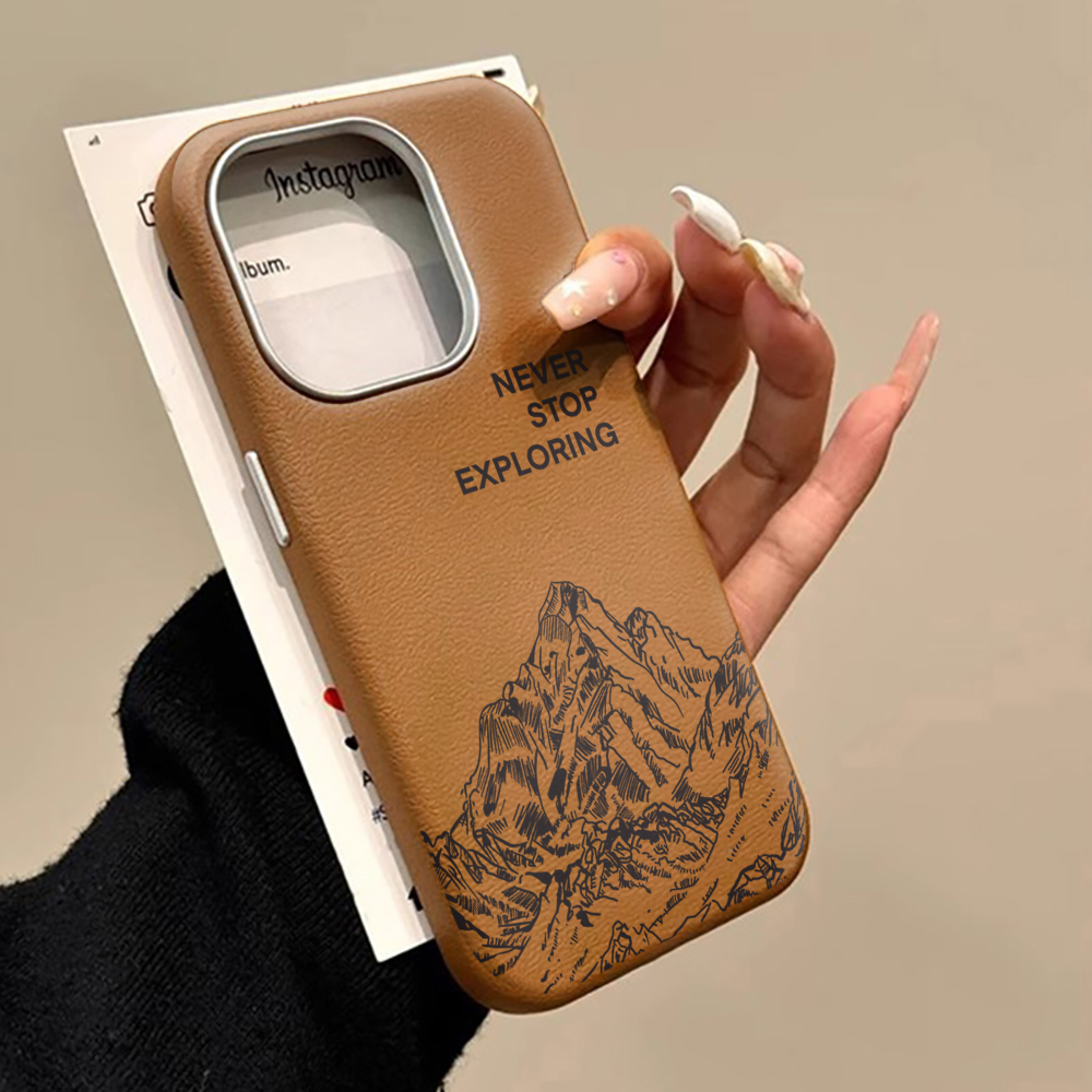 Samsung Galaxy A55 - Luxuriöse Mountain Simple Hülle für Samsung