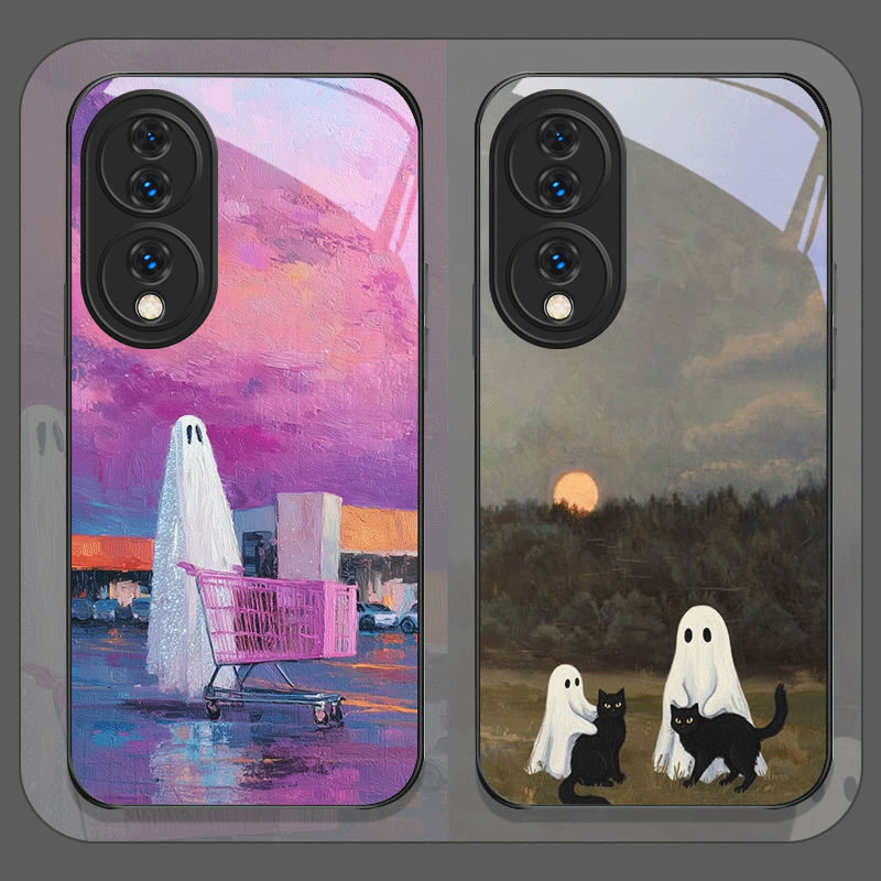 Niedliche Cartoon-Schwarzkatze – Huawei Nova 12 Bewertung und Preis