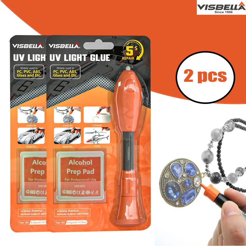 Vis bella 2 Stück UV-Licht kle – Liquid Uv Glue Kit Bewertung und Preis