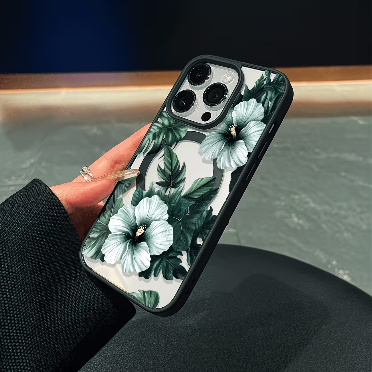 Grüne Blumenmuster Handyhülle  – Apple Iphone 15 Bewertung und Preis